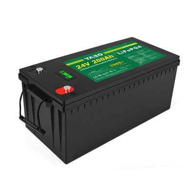 स्टोरेज एनर्जी सिस्टम डीप साइकिल के लिए 25.6 V Lifepo4 बैटरी पैक 24V 200Ah लिथियम आयन