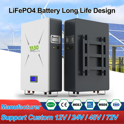 10kwh 51.2v 200ah Lifepo4 लिथियम बैटरी सौर ऊर्जा भंडारण प्रणाली डीप साइकिल Diy