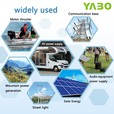 छोटा 12v Lifepo4 बैटरी सेल 150Ah 400ah लिथियम आयन ग्रीन पावर