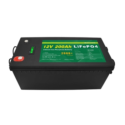 Lifepo4 12v 200ah सौर यूपीएस के लिए लिथियम आयरन फॉस्फेट बैटरी पैक
