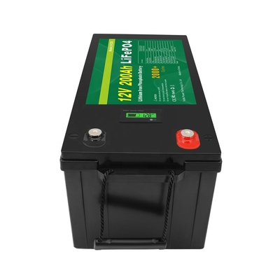 Lifepo4 12v 200ah सौर यूपीएस के लिए लिथियम आयरन फॉस्फेट बैटरी पैक