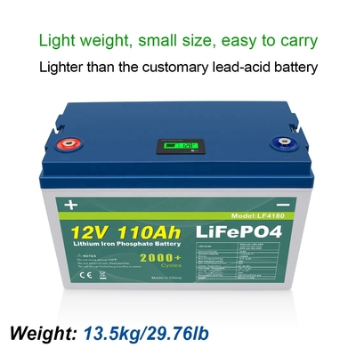 12v 110Ah Lifepo4 गोल्फ कार्ट बैटरी डीप साइकिल