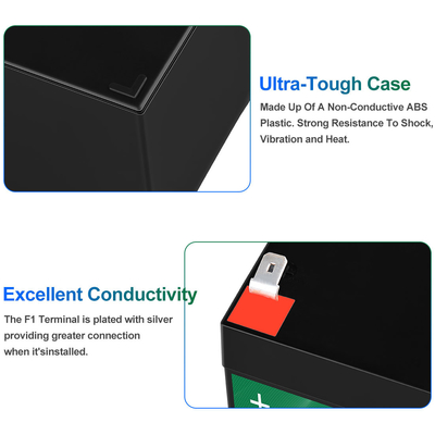 टैलेंटसेल 12v 6ah Lifepo4 बैटरी पैक डीप साइकिल 2000 साइकिल 32700 6000mah