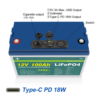 24V 36V 48V 72V 12v 100ah Lifepo4 बैटरी पैक बिल्ट-इन BMS लीड एसिड लिथियम आयरन