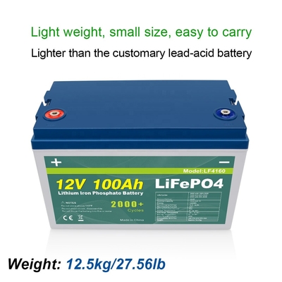 24V 36V 48V 200Ah 300Ah 400Ah लिथियम 12v 100ah डीप साइकिल Lifepo4 बैटरी सोलर मरीन आरवी