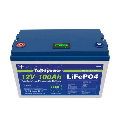 Lifepo4 12v 100ah लिथियम आयरन फॉस्फेट बैटरी पैक इलेक्ट्रिक बाइक गोल्फ कार्ट नाव