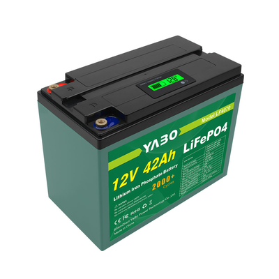 सौर प्रबंधन प्रणाली के लिए 12V 40Ah Lifepo4 रिचार्जेबल बैटरी सेल