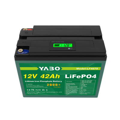सौर प्रबंधन प्रणाली के लिए 12V 40Ah Lifepo4 रिचार्जेबल बैटरी सेल