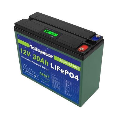 24V 24v 30ah Lifepo4 रिचार्जेबल बैटरी डीप साइकिल 15A 32700 सेल बैटरी