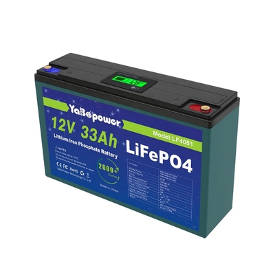 33Ah 12V Lifepo4 बैटरी लिथियम आयरन फॉस्फेट बैटरी 32700