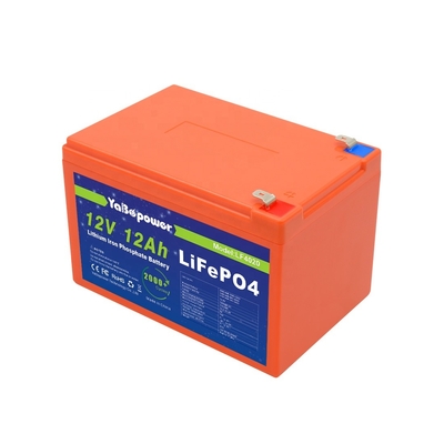 12.8v 12v 12ah Lifepo4 बैटरी रिचार्जेबल डिस्चार्ज करंट 6A