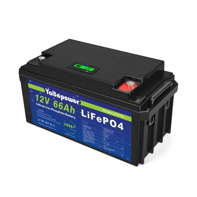 कार 12v 66Ah Lifepo4 रिचार्जेबल बैटरी बड़ी क्षमता