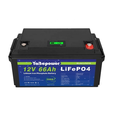 कार 12v 66Ah Lifepo4 रिचार्जेबल बैटरी बड़ी क्षमता