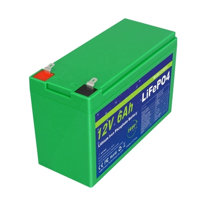 स्मार्ट BMS 12v 6ah Lifepo4 बैटरी पैक डीप साइकिल 2000 साइकिल