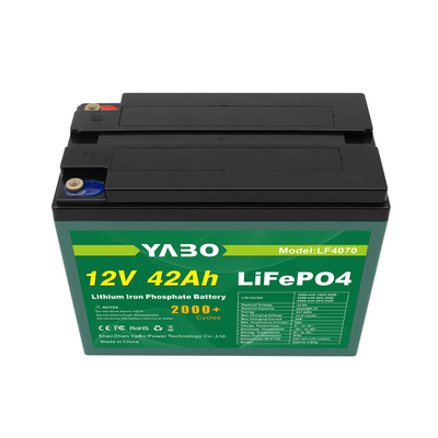 Rv डीप साइकिल Lifepo4 बैटरी 12V 42Ah 2000 साइकिल