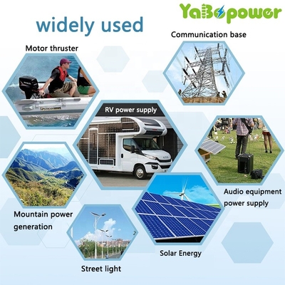 32650 24V Lifepo4 बैटरी बीएमएस सेल पवन ऊर्जा उत्पादन प्रणाली 25.6V 200Ah