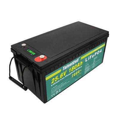 12v 24v 48v 200Ah 300Ah Lifepo4 रिचार्जेबल बैटरी पैक 25.6V 180Ah