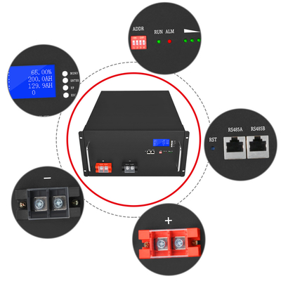 Diy 48v Lifepo4 बैटरी 200ah 51.2V 120Ah लिथियम सौर ऊर्जा भंडारण