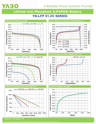 48v 300ah Lifepo4 बैटरी सेल लिटियम आयन डीप साइकिल 51.2v 50Ah 250Ah