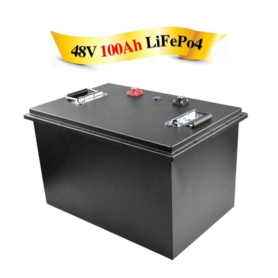 48v 51.2V 100AH ​​वाटरप्रूफ Lifepo4 बैटरी इलेक्ट्रिक साइकिल लिथियम आयन सोलर