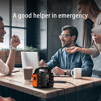 सौर ऊर्जा संचालित पोर्टेबल पावर स्टेशन 220v एसी आउटलेट 150W 50000mAh जेनरेटर आपूर्ति