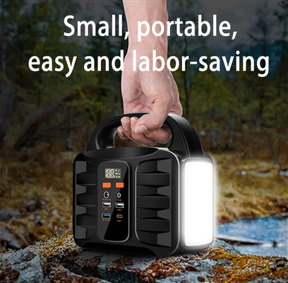 सौर ऊर्जा संचालित पोर्टेबल पावर स्टेशन 220v एसी आउटलेट 150W 50000mAh जेनरेटर आपूर्ति