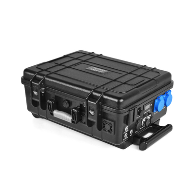 Lifepo4 बैटरी 110v 220v 2500w . के साथ लिथियम पोर्टेबल पावर स्टेशन चार्ज करना
