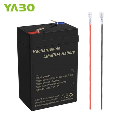 समुद्री डीप साइकिल Lifepo4 बैटरी 6V 5Ah 2.5Ah 4Ah 4.5Ah 6Ah सोलर पैनल