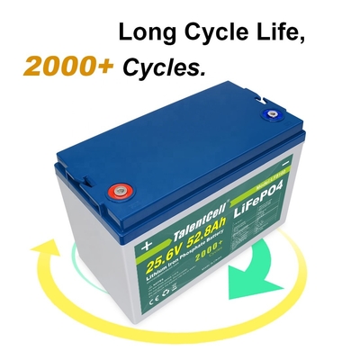 Ev 24v 50ah . के लिए लिथियम आयन फेरस फॉस्फेट Lifepo4 बैटरी