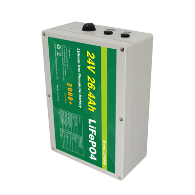 26.4Ah 25.6v Lifepo4 सोलर पैनल यूपीएस लिथियम आयन के लिए बैटरी पैक डीप साइकिल