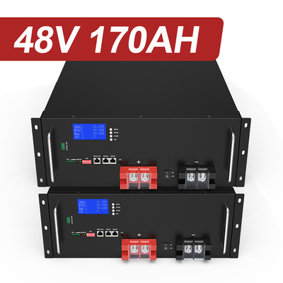 कस्टमाइज्ड हाई क्वालिटी डीप साइकिल 3.2V 16S1P 170Ah बैटरी पैक एनर्जी स्टोरेज 48V LiFePO4 लिथियम बैटरी