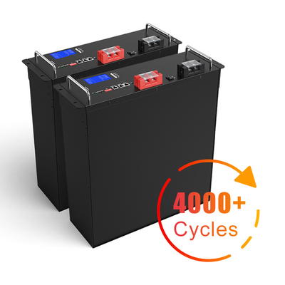 रिचार्जेबल LiFePO4 लिथियम आयन बैटरी सेल 48V 100Ah LiFePO4 बैटरी पैक