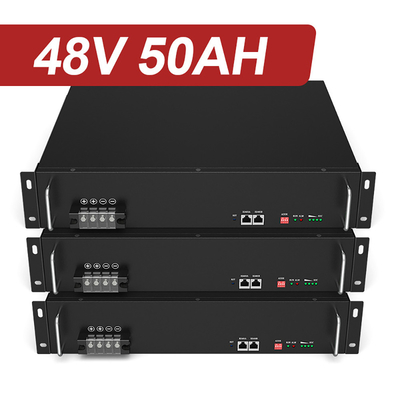 कस्टम ऊर्जा भंडारण लिथियम आयन बैटरी 48V 50Ah LiFePO4