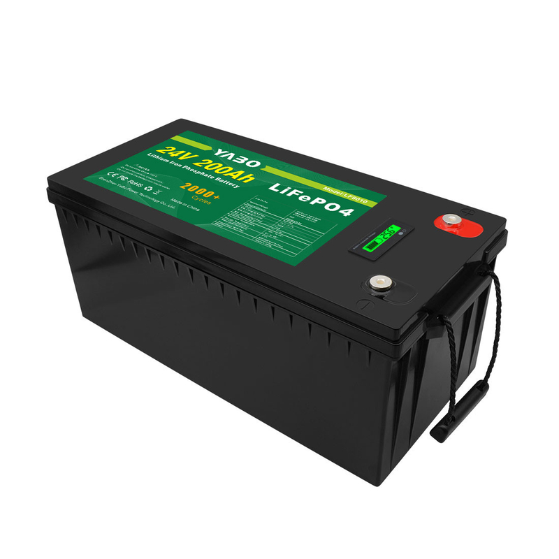 स्टोरेज एनर्जी सिस्टम डीप साइकिल के लिए 25.6 V Lifepo4 बैटरी पैक 24V 200Ah लिथियम आयन