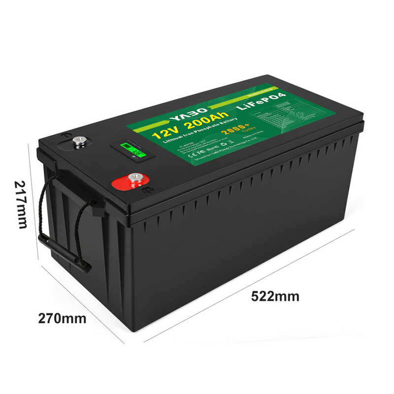 200Ah 300Ah लिथियम 100ah 12v Lifepo4 बैटरी पैक डीप साइकिल RV यॉट मरीन सोलर
