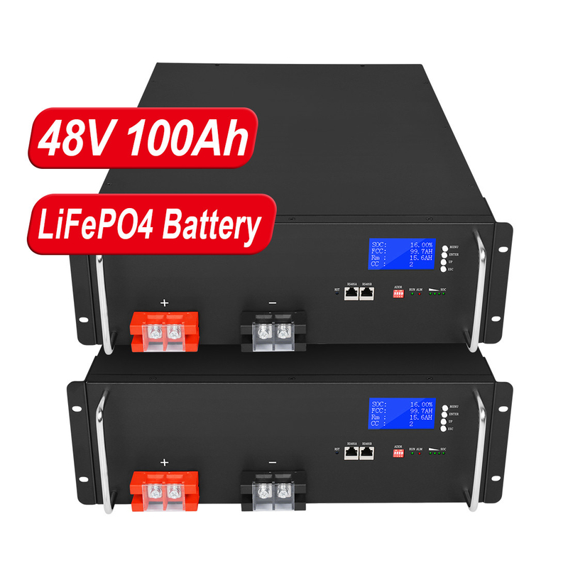51.2.V Lifepo4 48v 100ah बैटरी पैक सौर ऊर्जा भंडारण संचार बेस स्टेशन