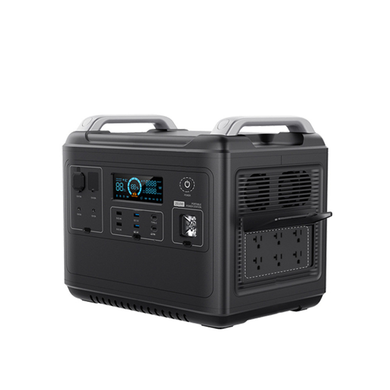अप्स लिथियम पोर्टेबल पावर स्टेशन Lifepo4 सोलर 2000W 1000 वाट टू-वे क्विक