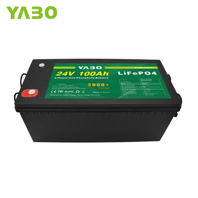 सौर ऊर्जा भंडारण प्रणालियों के लिए 100Ah 24V Lifepo4 बैटरी सेल UN38.3