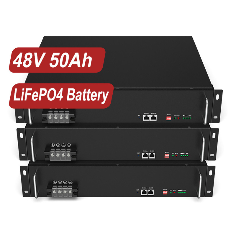 सौर ऊर्जा भंडारण प्रणालियों के लिए उच्च ऊर्जा लिथियम आयन बैटरी 48V 50Ah 100Ah LiFePO4